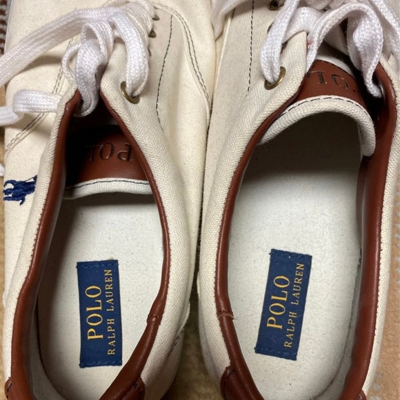 Polo by Ralph Lauren Shoes | Price Drop! Mens Polo by Ralph Lauren Shoes Sz 12 | Color: Blue/Cream | Size: 12 | Jpholly82's Closet